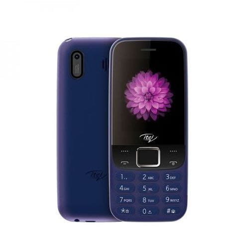 itel 5081 3 Cartões, Slim Body, Facebook Wireless FM Phone -Blue