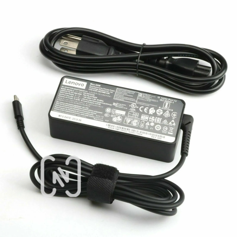 Carregador Lenovo 65W USB-C AC Novo