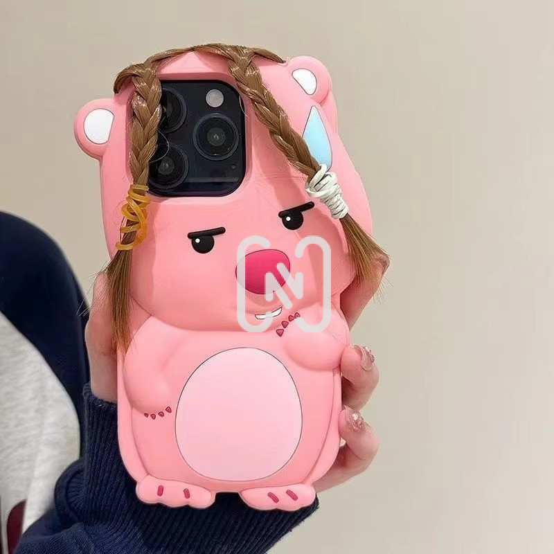 Capinha para Celular Engraçado com Cabelo